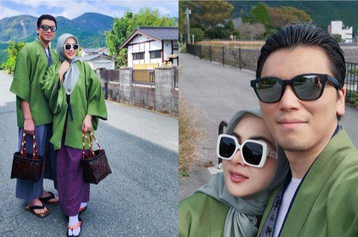 kolase potret Syahrini dan Reino (instagram.com/princessyahrini)