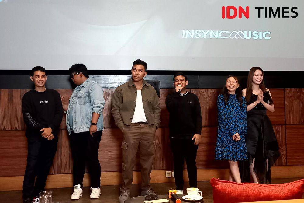 konferensi pers single "Kalah" milik Fadil Jaidi pada Selasa (24/10/2023) di Kemang, Jakarta Selatan (IDN Times/Ines Suseno)