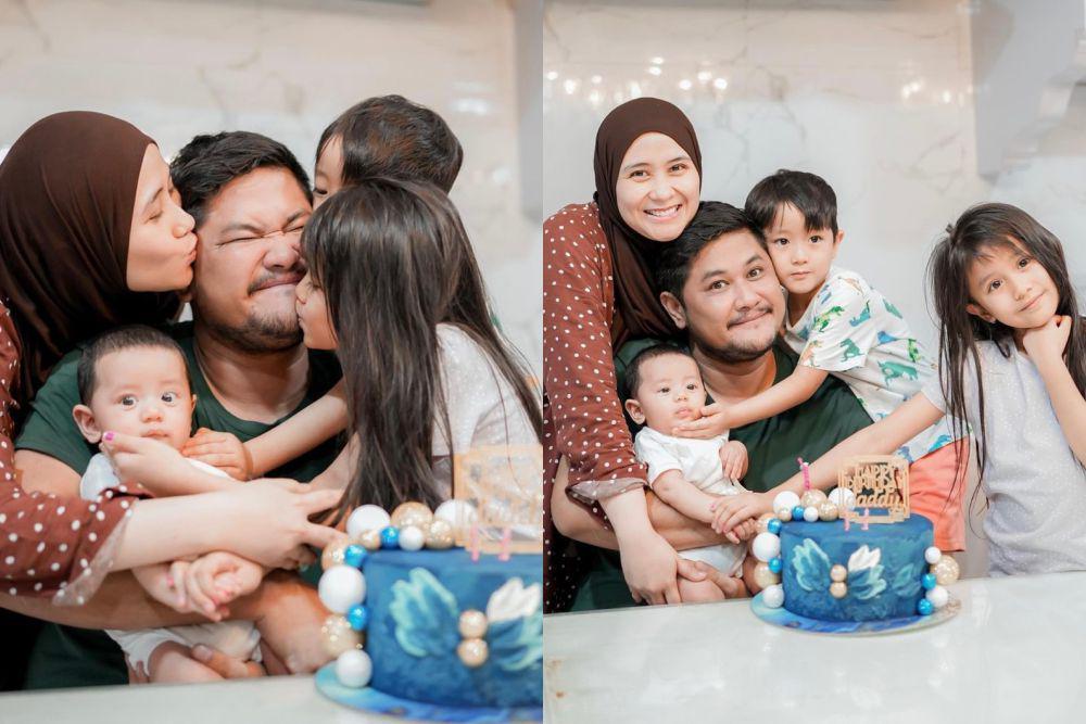 8 Potret Ulang Tahun Puadin Redi Ke-38, Dirayakan Bareng Keluarga!
