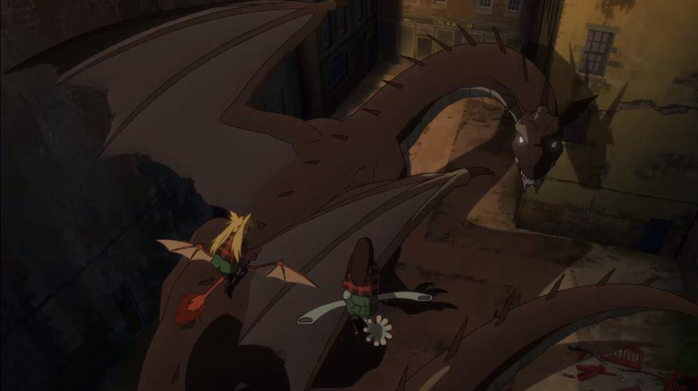 cuplikan anime Burn the Witch #0.8 (dok. Studio Colorido/Burn the Witch #0.8)