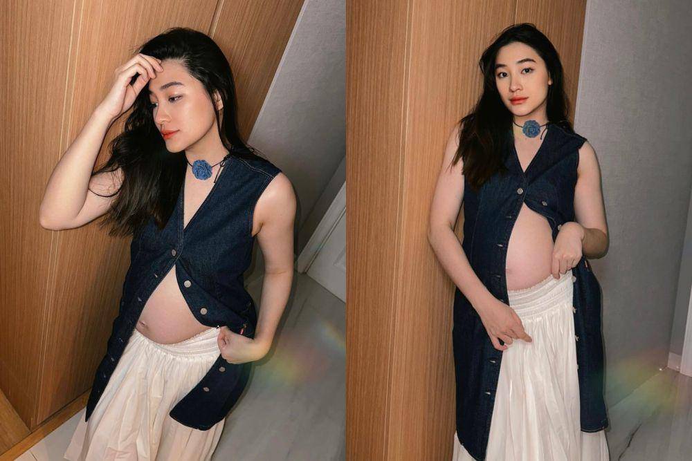 9 Potret Patricia Devina Pamer Baby Bump Anak Kedua, Stunning!