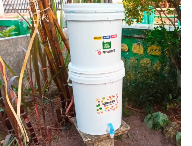 ilustrasi composter ember (YouTube.com/Pertanian ID)
