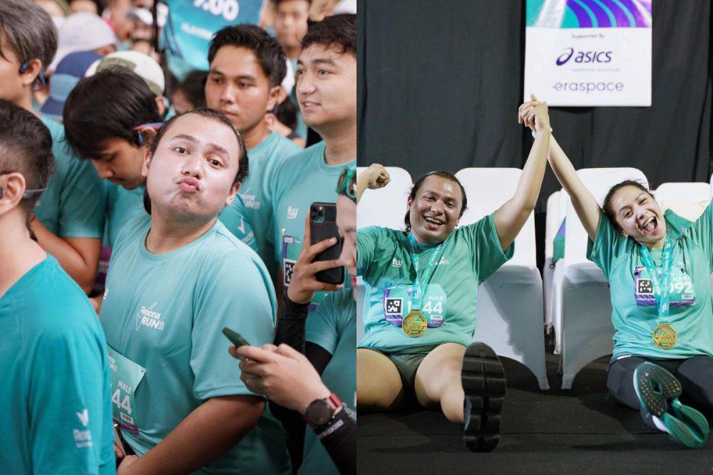 7 Potret Keanu Agl Ikut Lomba Maraton, Semringah Dapat Medali!