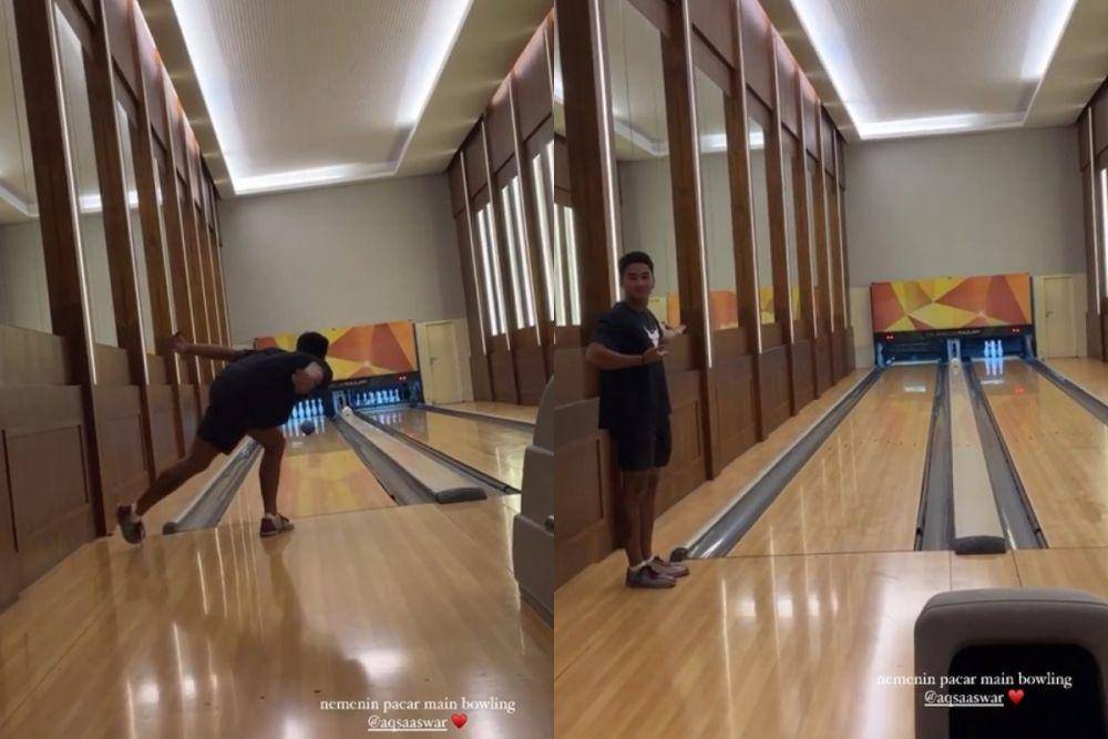 potret Keanu main bowling (instagram.com/keanuagl)
