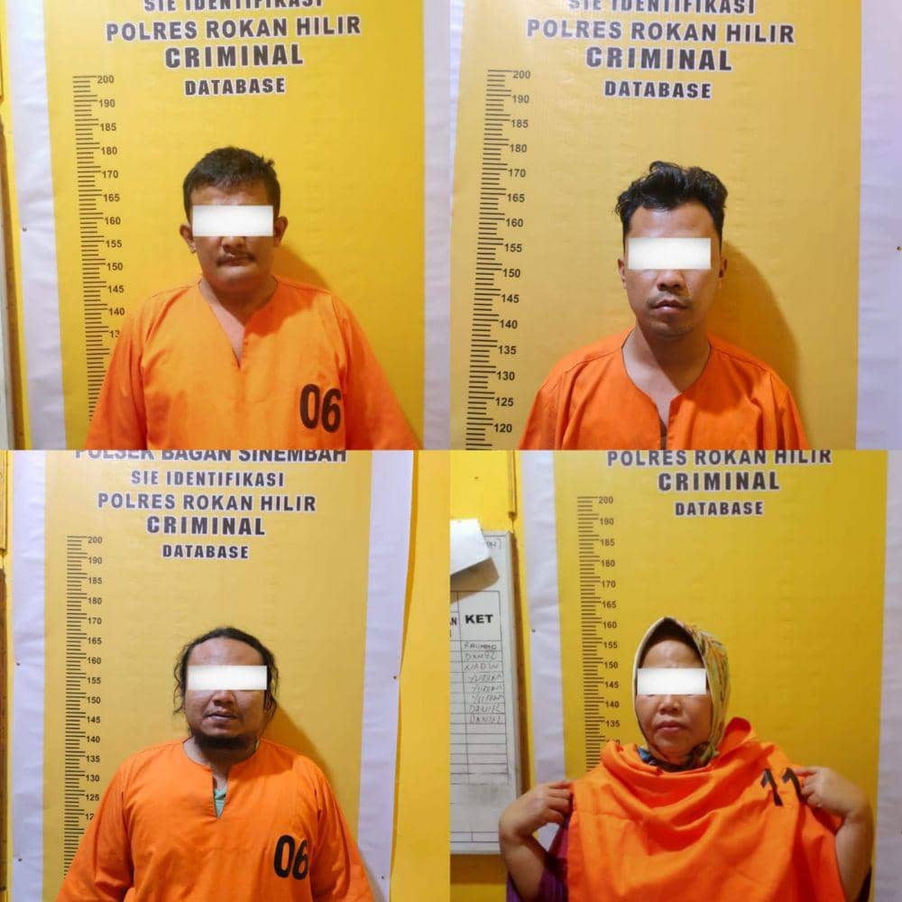 4 Orang Debt Collector Culik dan Sekap Perempuan di Riau