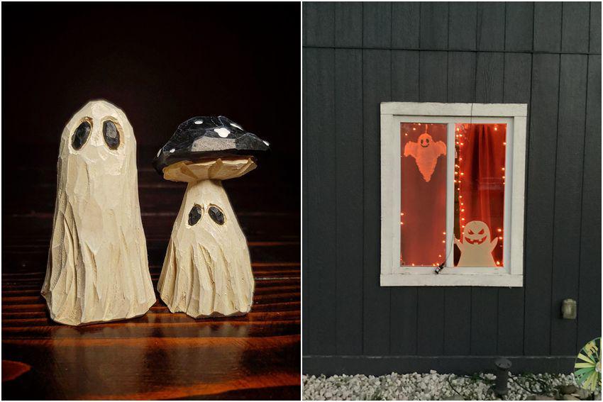 9 Potret Dekorasi Halloween Hantu Jubah Putih, Pada Kreatif Semua!