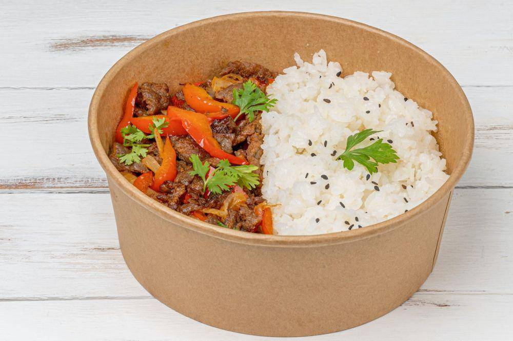 ilustrasi sajian ricebowl (pexels.com/denys gromov)