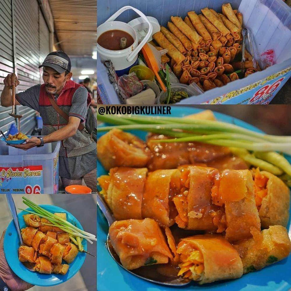 Lumpia Kang Agung 86 di Jalan Embong Malang Surabaya. Instagram/surabaya.kulineran