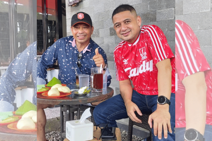 Unggahan swafoto kebersamaan Ruud JC Voll bersama Komisaris Utama PT. PSM yakni Munafri Arifuddin, Agustus 2022. (Facebook.com/Rudy J C Voll)
