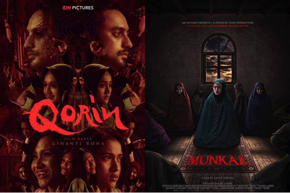 Film horor berlatar pesantren (dok. IDN Pictures / Qorin | dok. MD Pictures / Munkar)