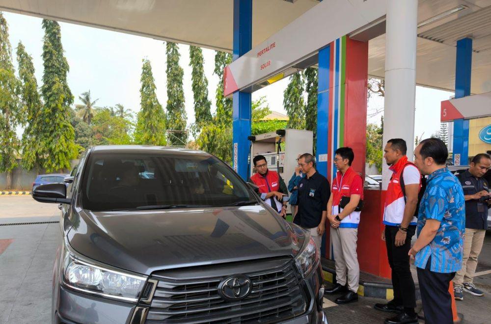BPH Migas dan Pertamina Tinjau SPBU Lampung, Stok BBM Aman?
