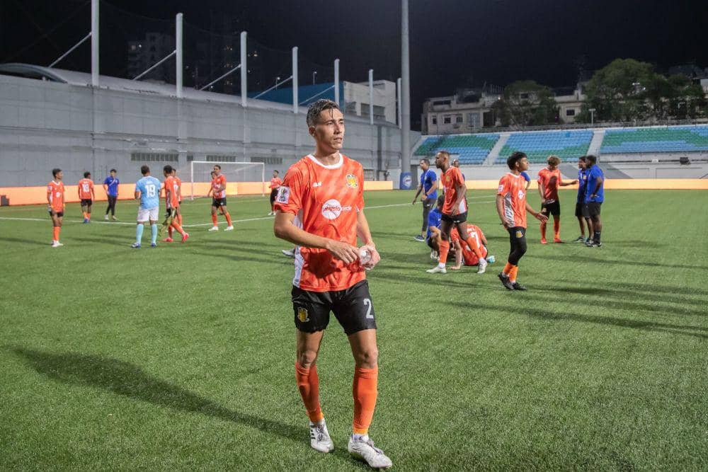 Para pemain Hougang United selepas pertandingan matchday kedua Grup H AFC Cup 2023-24 melawan Hai Phong FC yang berlangsung di Jalan Besar Stadium, Singapure, 6 Oktober 2023. (Asian Football Confederation (AFC))