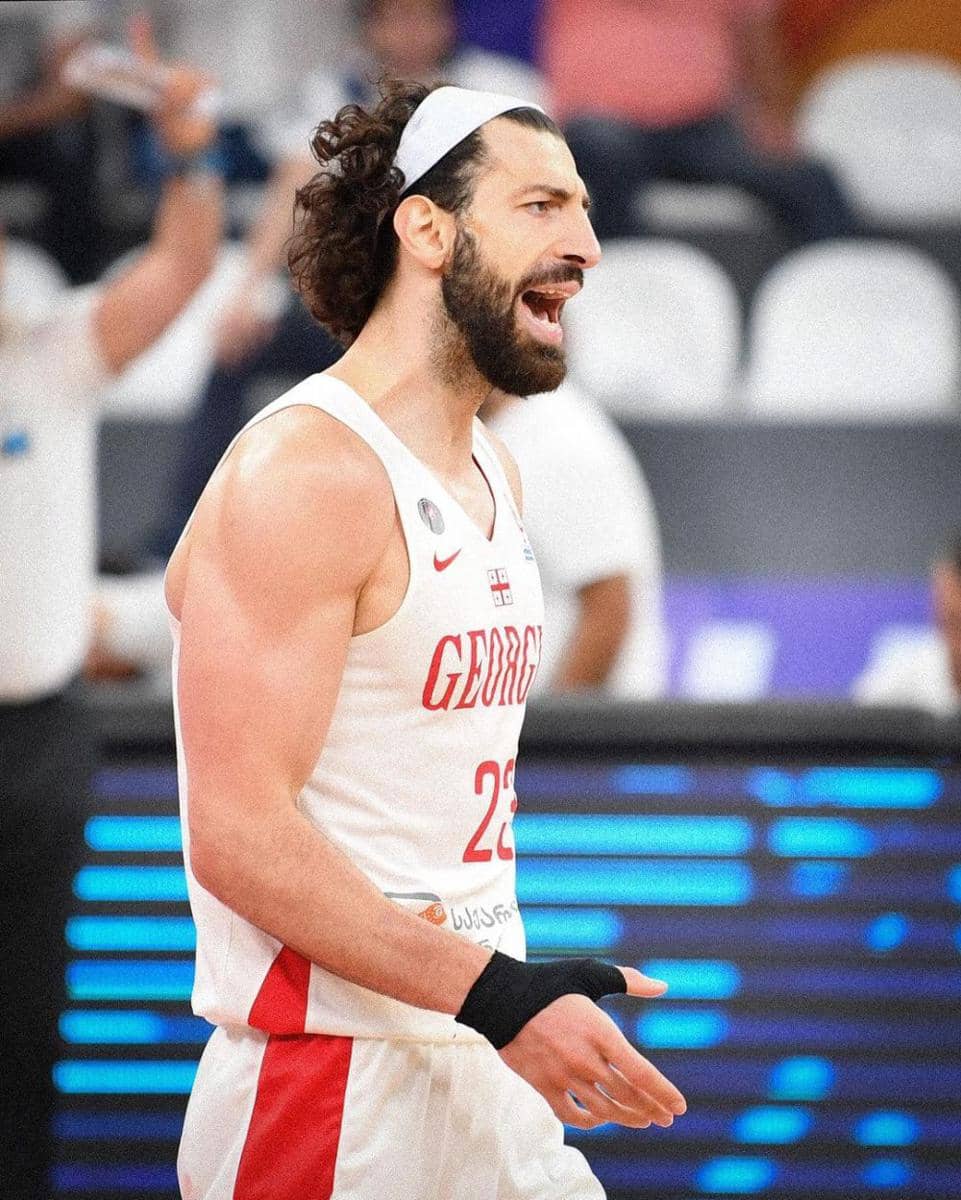 Tornike Shengelia saat berseragam Timnas Georgia. (instagram.com/tshengel1a)