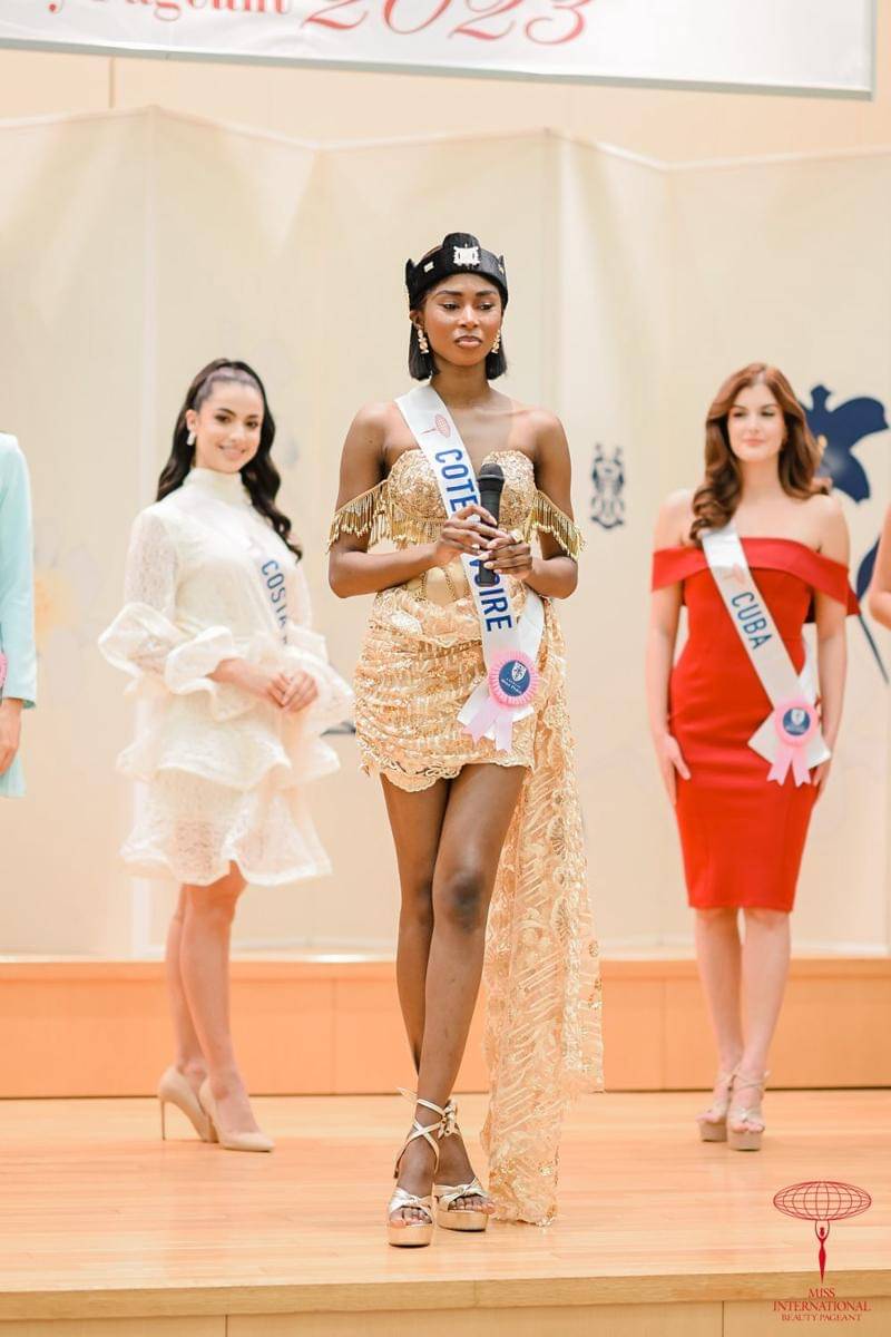 Nassita Diako, Miss International Pantai Gading 2023 (facebook.com/MissInternational)