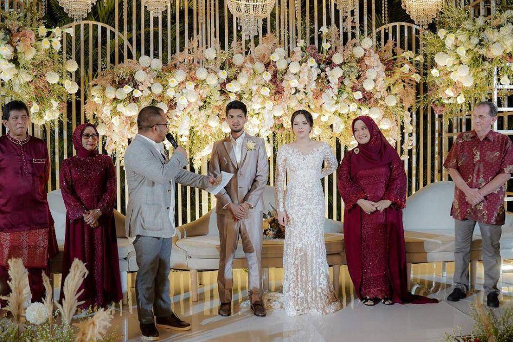Pernikahan Yusuf Averroes, adik Shireen dan Zaskia Sungkar. (Instagram.com/ajaykums15)