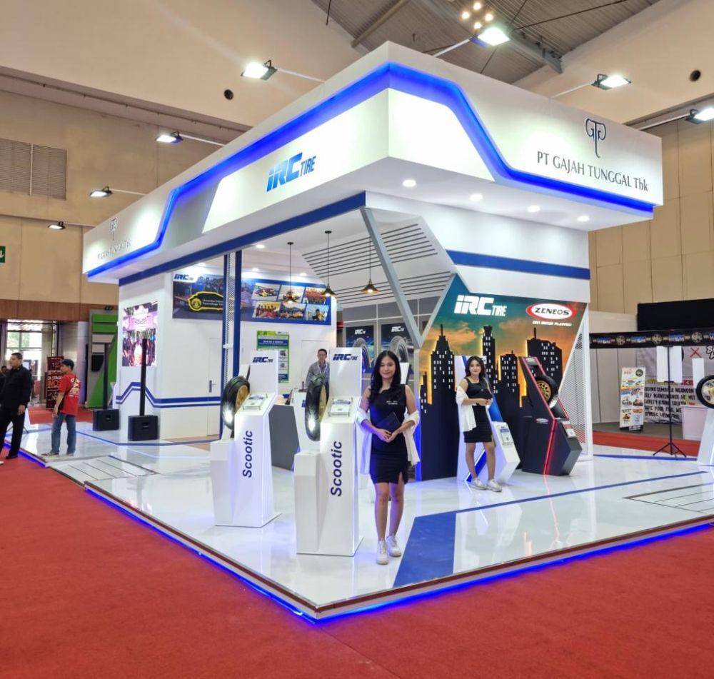 Booth Gajah Tunggal di IMOS+ 2023 (dok. PT Gajah Tunggal Tbk)