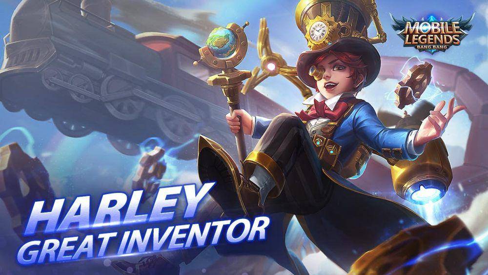 tampilan skin Harley Great Inventor (dok. Moonton/Mobile Legends)
