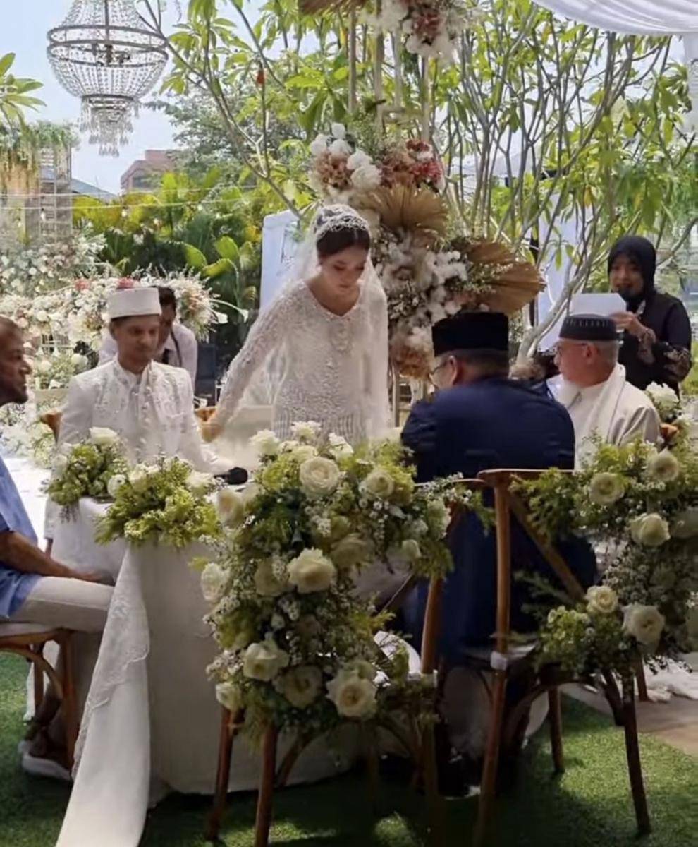 Pernikahan Yusuf Averroes, adik Shireen dan Zaskia Sungkar. (Instagram.com/fenny.bauty)