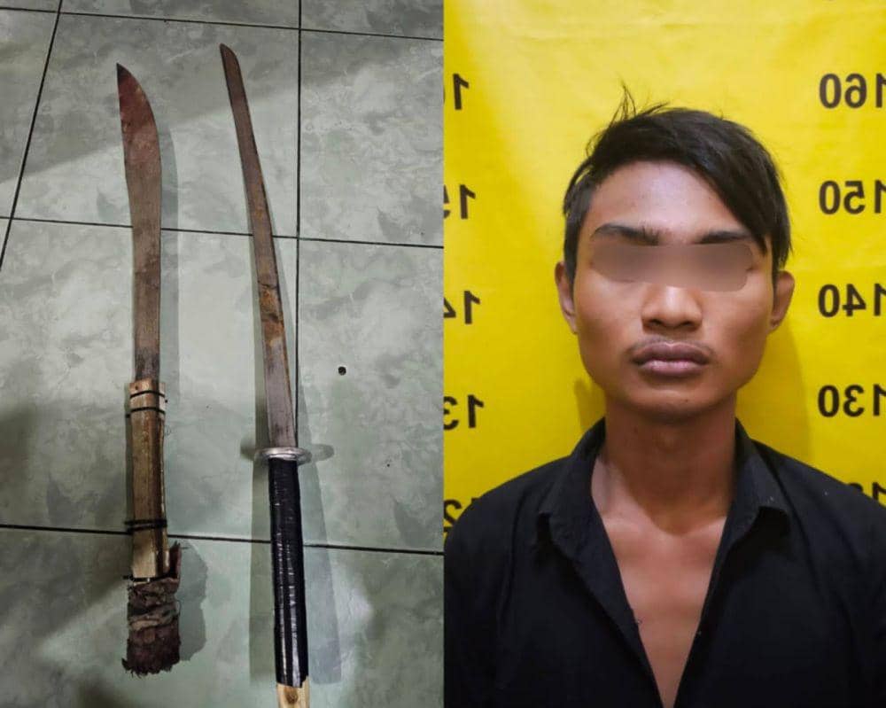 Bawa Pedang, Anggota Gangster di Surabaya Jadi Tersangka