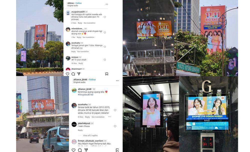 Netizen respon positif iklan Shopee x JKT48 (dok. Istimewa)