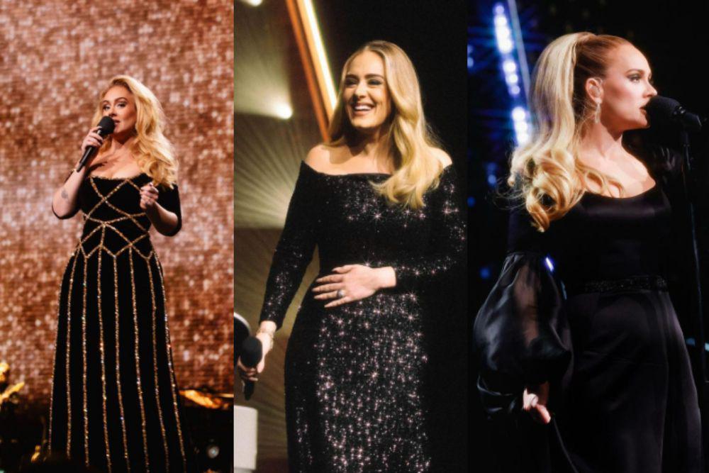 9 Inspirasi Outfit Warna Hitam ala Adele, Cocok untuk Pergi ke Pesta!