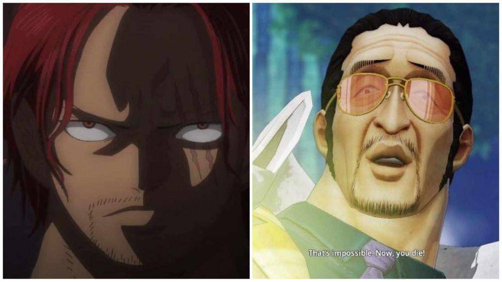Shanks dan Kizaru. (Dok. Toei Animation, Bandai Namco Entertainment Asia, Eiichiro Oda/One Piece Film Red, One Piece Pirate Warriors 4)