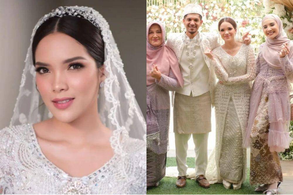makeup dan busana pernikahan ipar shireen sungkar (instagram.com/fenny.bauty)