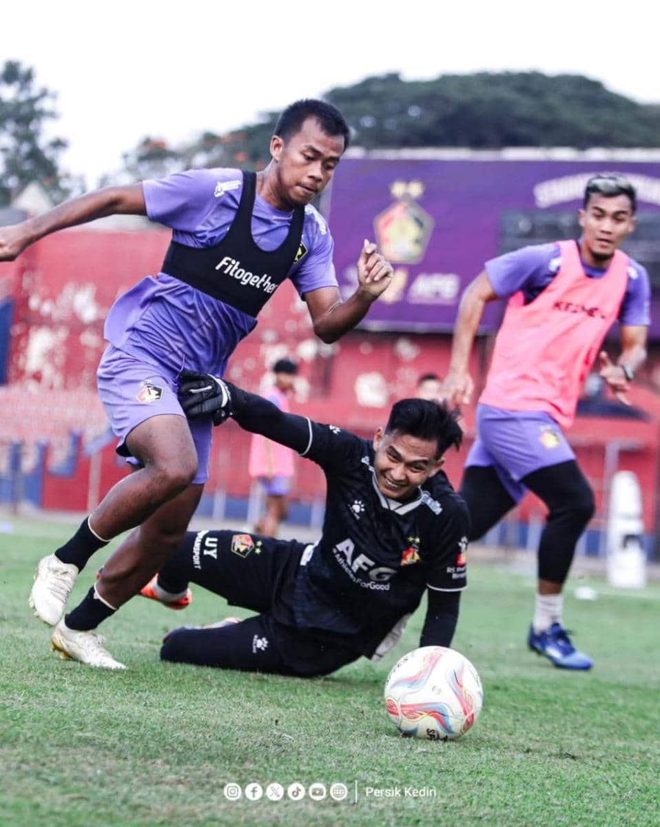 Supriyadi saat membela Persik Kediri. instagram.com/persikfcofficial