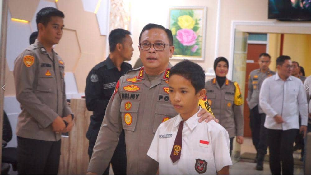 Bocah SD Gagalkan Jambret HP, Kapolda Lampung Beri Hadiah Spesial