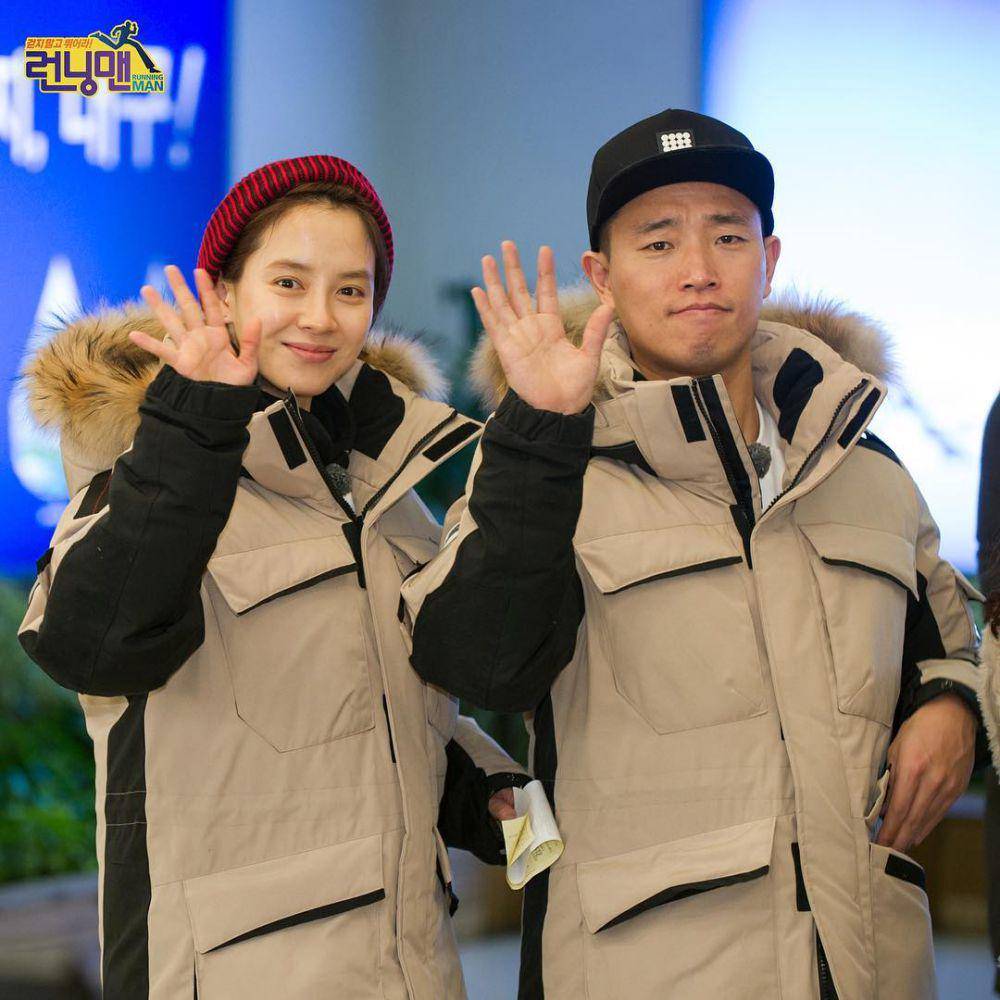 Song Ji Hyo dan Kang Gary di Running Man episode 288 (dok. SBS/Running Man)