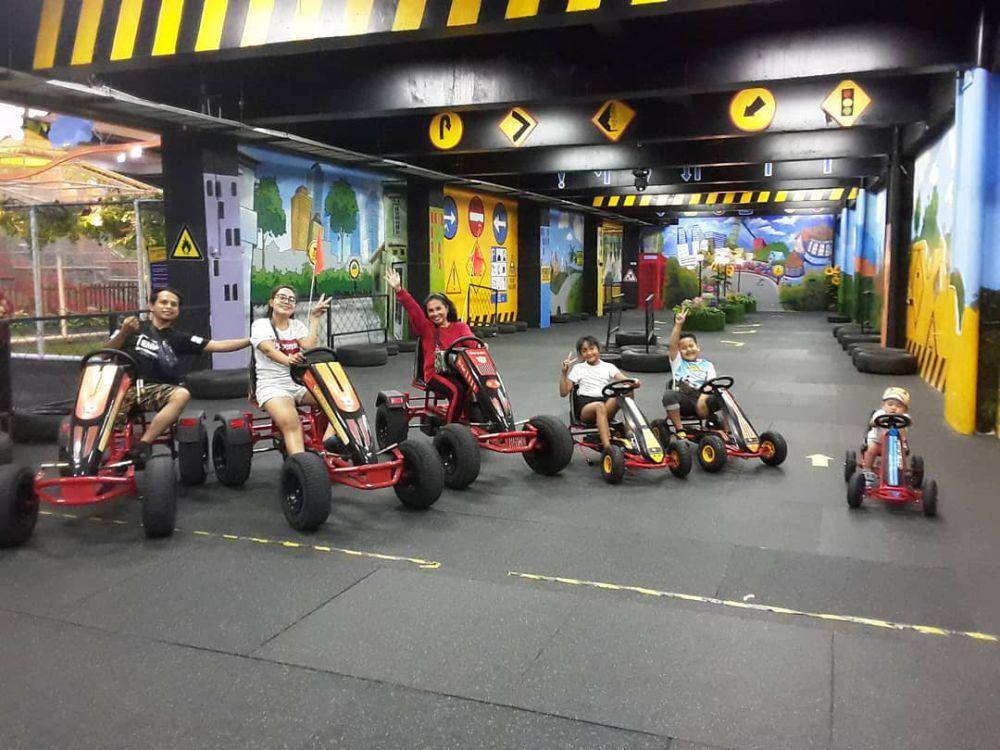 Wahana gokart di Malang Smart Arena. Instagram/malang.smartarena