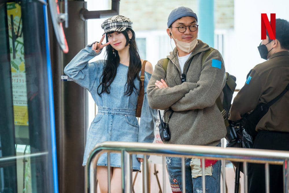 potret behind the scene drakor Doona! (Instagram.com/netflixkr)