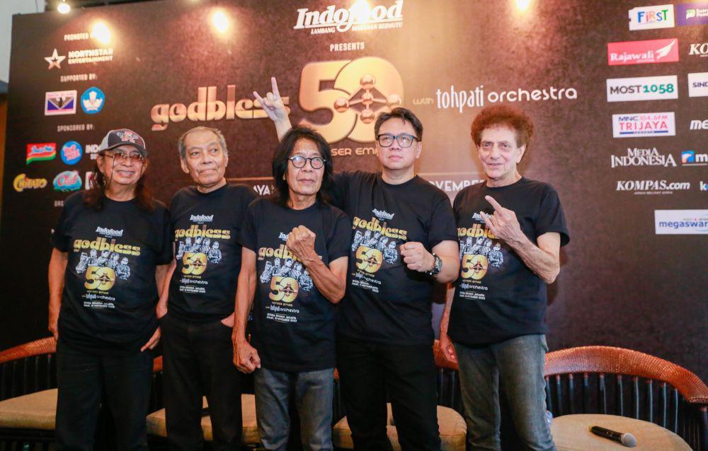Menanti Aksi Megah God Bless di Konser Emas 50 Tahun, Banyak Kejutan!