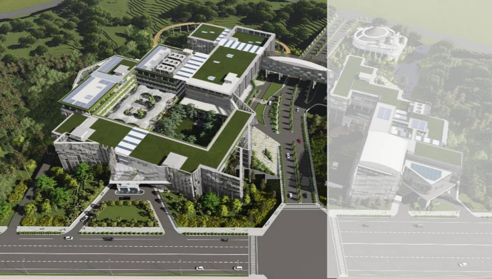 Kawasan Kantor Kementerian PUPR Wing 2. (dok LPSE Kementerian PUPR)