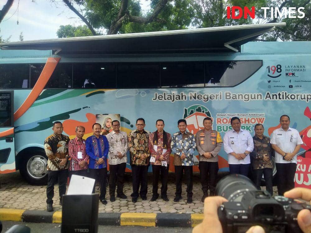 Roadshow Bus KPK Mampir ke Sumut, Tiru Kampanye ala Zaman Dulu