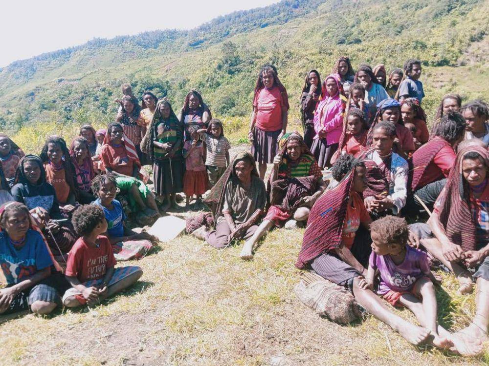 Tampak masyarakat yang terdampak kekeringan akibat cuaca ekstrem di Kabupaten Yahukimo, Pegunungan Bintang. (IDN Times/Istimewa)