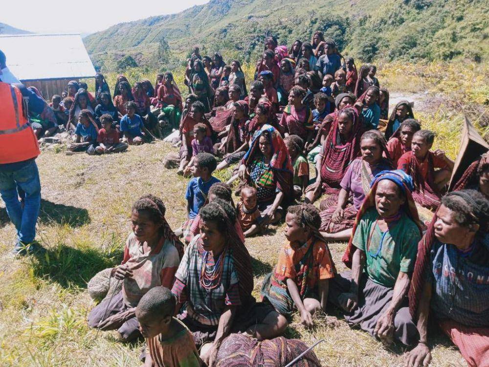 Tampak masyarakat yang terdampak kekeringan akibat cuaca ekstrem di Kabupaten Yahukimo, Pegunungan Bintang. (IDN Times/Istimewa)