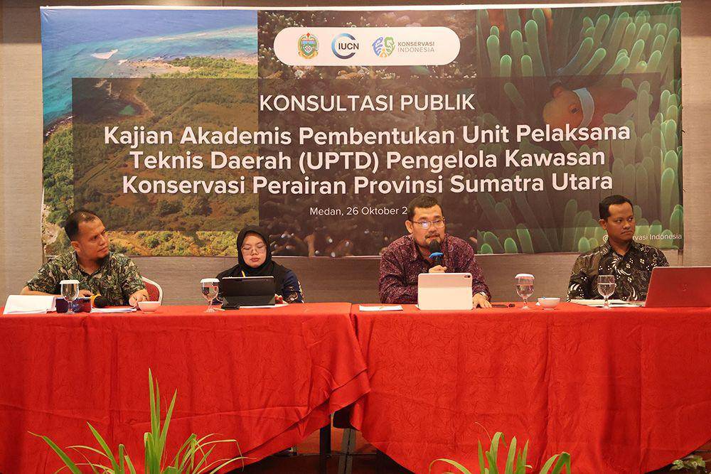 Konsultasi Publik Kajian Akademis Pembentukan Unit Pelaksana Teknis Daerah (UPTD) untuk mengelola Kawasan Konservasi Perairan Daerah (KKPD). (Dok. IDN Times)