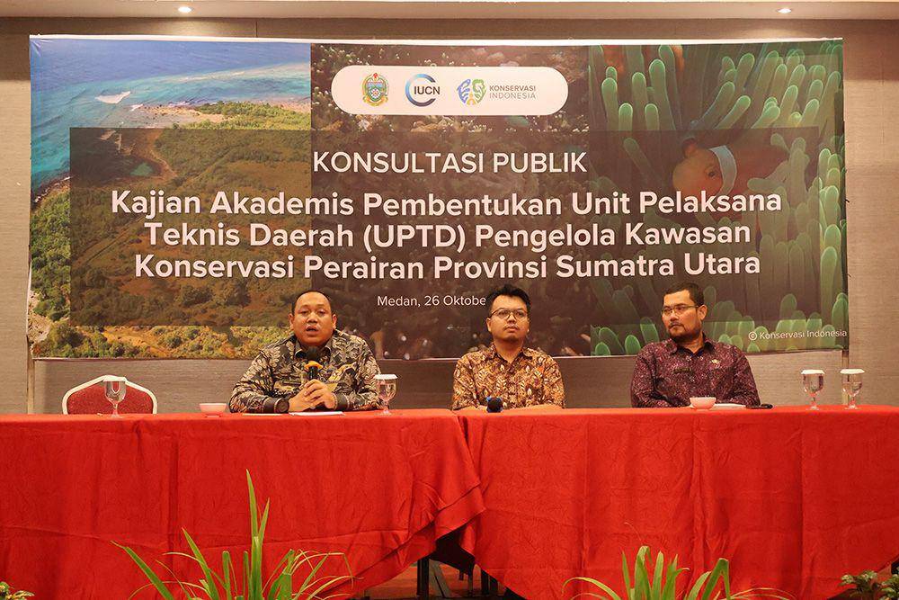 Konsultasi Publik Kajian Akademis Pembentukan Unit Pelaksana Teknis Daerah (UPTD) untuk mengelola Kawasan Konservasi Perairan Daerah (KKPD). (Dok. IDN Times)