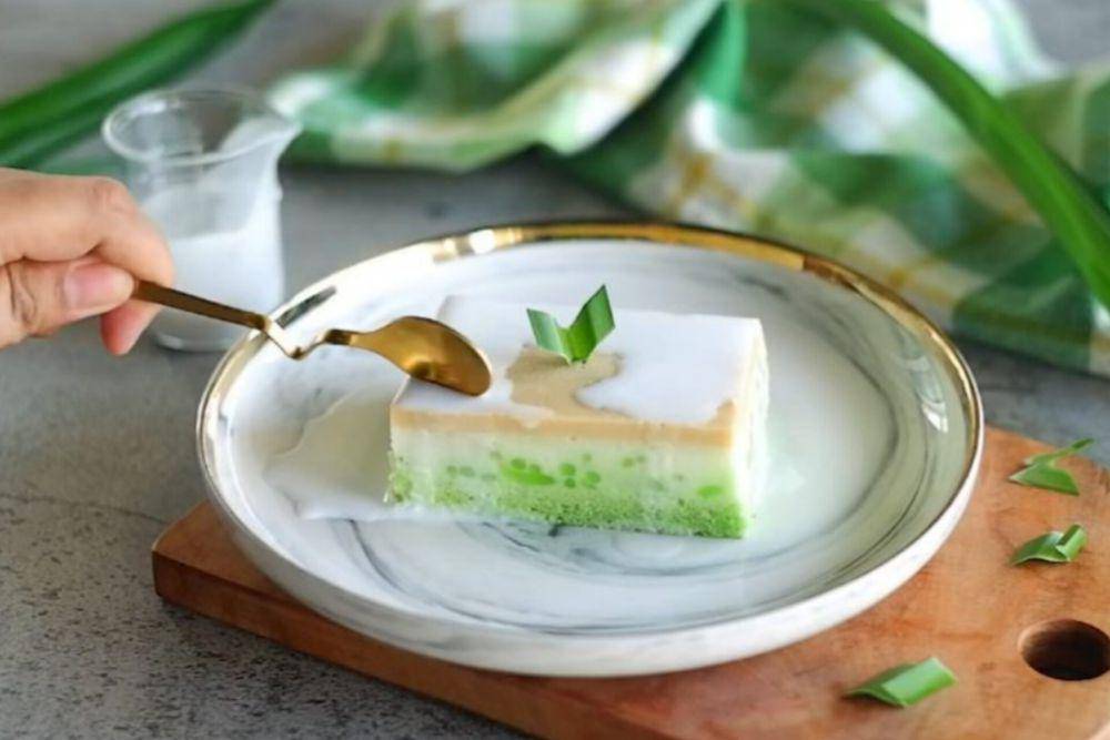 Puding Cake Cendol (youtube.com/Monna Bakeware)