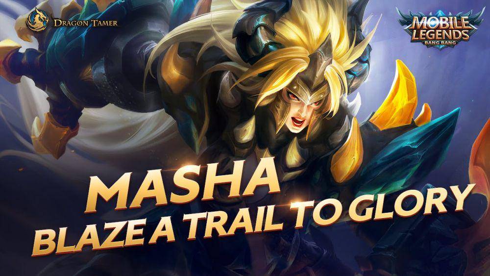 tampilan skin Masha Dragon Armor (dok. Moonton/Mobile Legends)