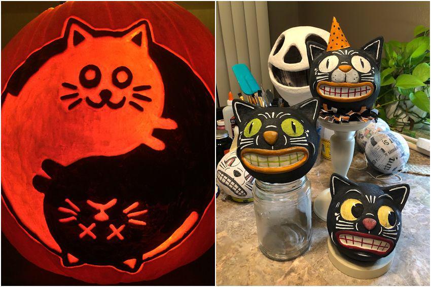10 Dekorasi Halloween Bertema Kucing, Desainnya Gemas Banget!