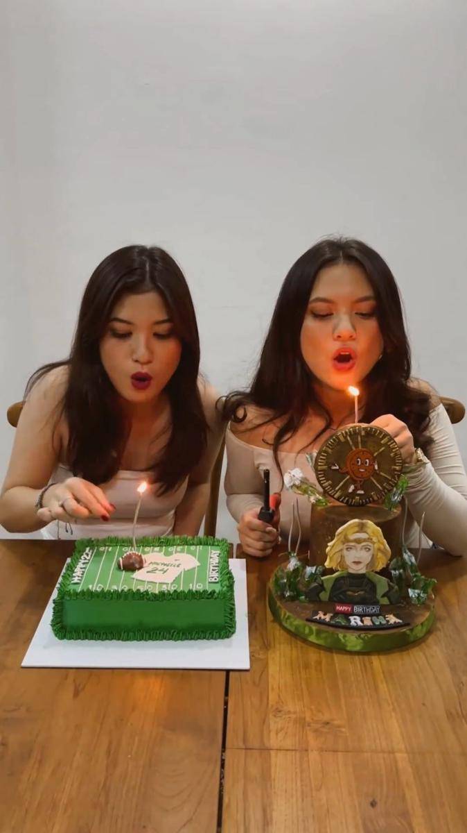 momen ulang tahun ke-27 Marsha Aruan (instagram.com/aruanmarsha)
