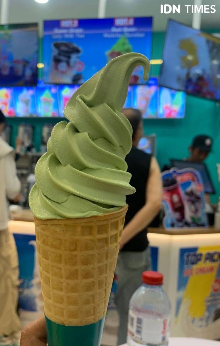 Menu es krim matcha di Wedrink (IDN Times/Dewi Suci)