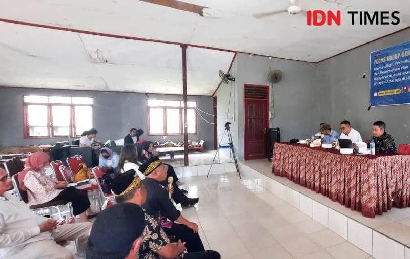 FGD kepastian perlindungan dan pemenuhan hak masyarakat adat yang digelar AMAN bersama OIKN (IDN Times/Ervan)