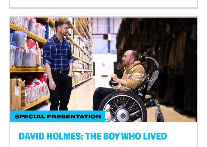 film dokumenter David Holmes: The Boy Who Lived (instagram.com/davidholmes83)