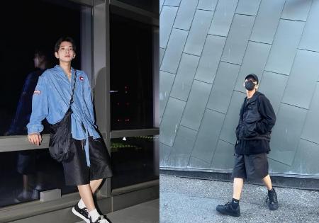 7 Daily Outfit Pakai Short Pants ala Joshua SEVENTEEN, Kece Abis!