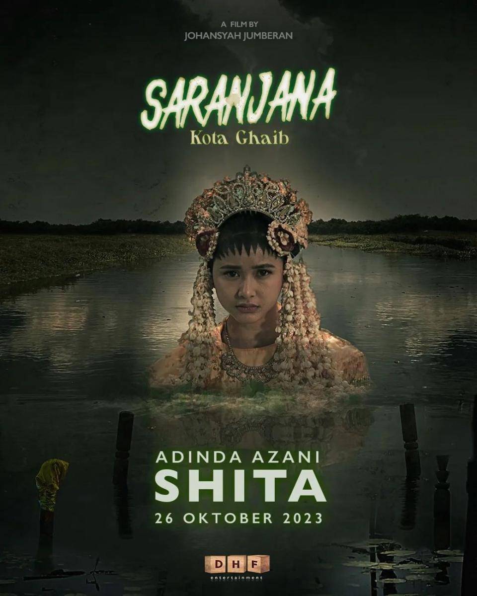 Adinda Azani di film Sarajana: Kota Ghaib (instagram.com/darihatifilms)