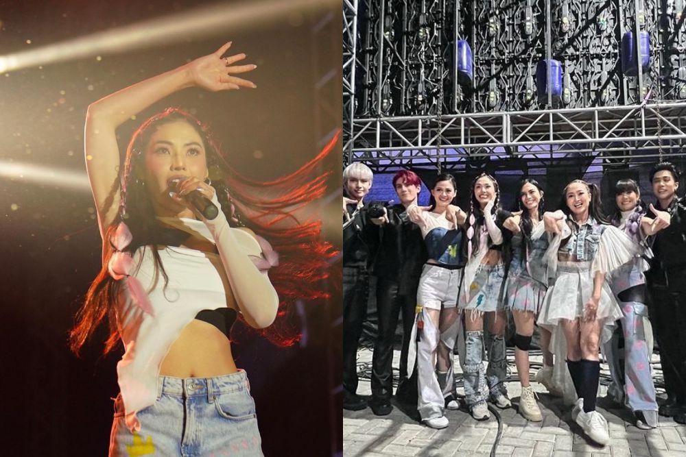 8 Potret Mezty Mez Bareng 7icons Comeback di Atas Panggung