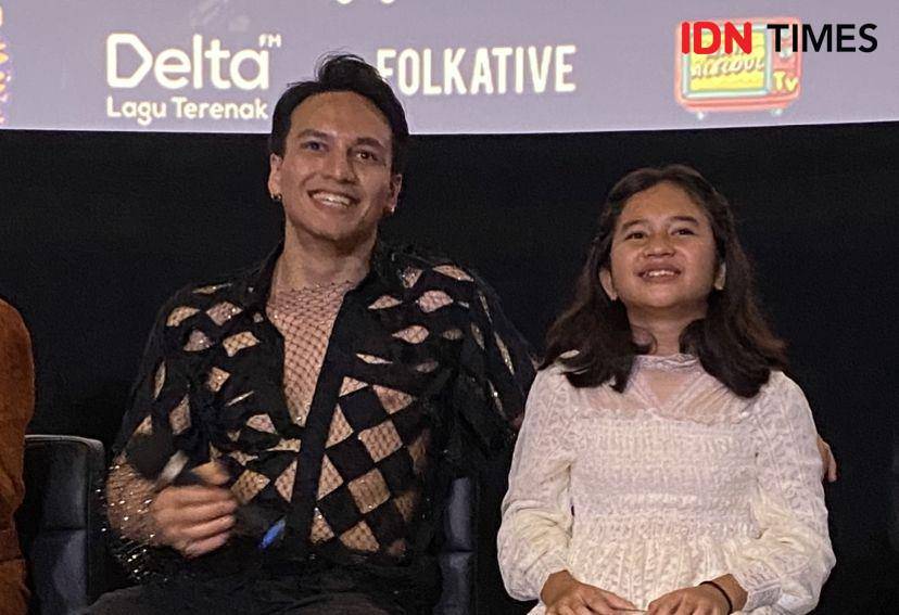 konferensi pers Pertaruhan the Series 2 di Kawasan Senayan, Jakarta, Jumat (27/10/2023) (IDN Times/Rani Asnurida)